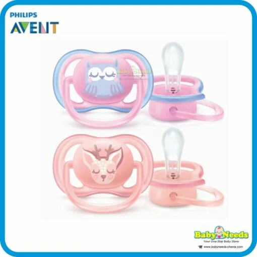 Philips Avent Ultra Air/Ultra Soft/Fashion Baby Soother Soothie Pacifier 0-6/6-18 Month Twin Pack - Image 6