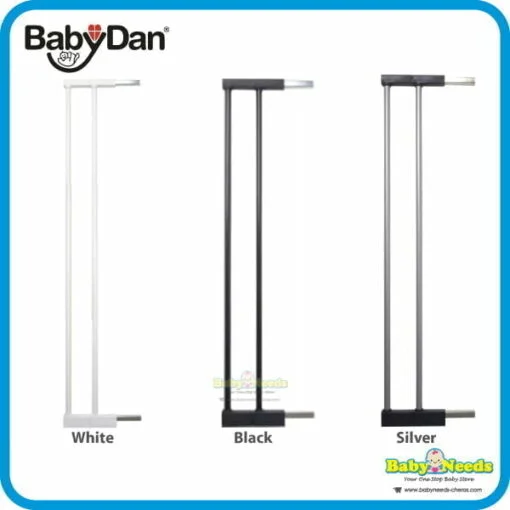 BabyDan Extend A Gate 2pc Extensions ( Black/White/Silver )