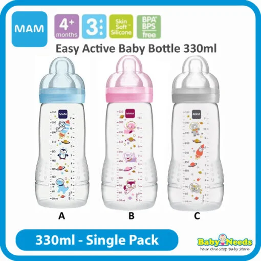 MAM Easy Active 330ml Baby Bottle ( Single )