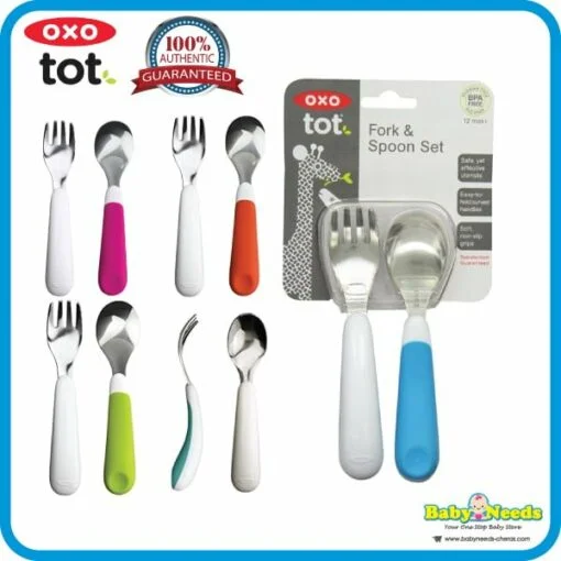 OXO Tot Baby Fork & Spoon Set