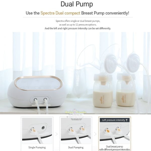 Spectra S1/M1/S9 Plus/Dual Compact Double Breast Pump with Spectra