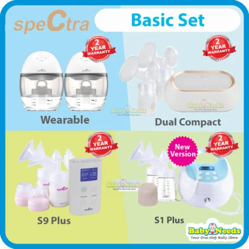 Spectra Wearable/S1/S9 Plus/Dual Compact Double Breast Pump