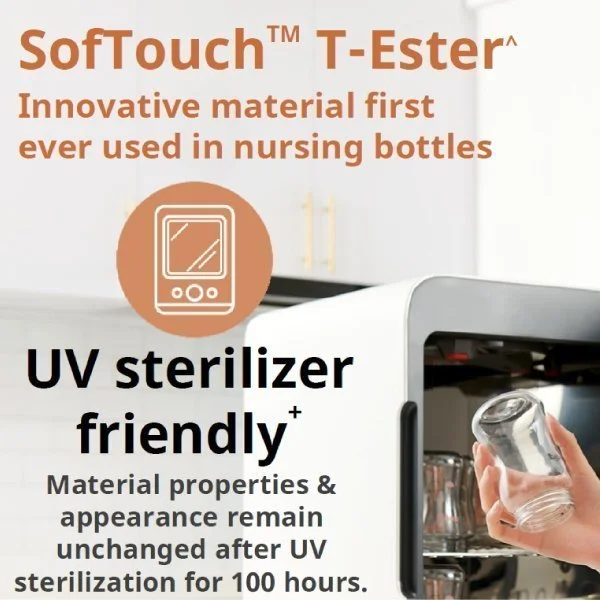 Pigeon Wide Neck PPSU/PP/Glass/T-Ester Bottle with Peristaltic Nipple - Image 6