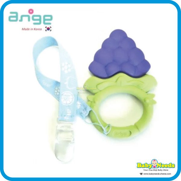 Ange Grape Baby Teether with Clip ( 3m ) Baby Needs Online Store Malaysia