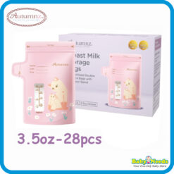 Alternative view of Autumnz Double ZipLock Breast Milk Storage Bag (3.5oz/5oz/7oz/10oz/12oz)