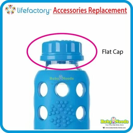 Lifefactory Accessories Replacement for Bottle Nipple/Sippy Cap/Flat Cap - Image 4