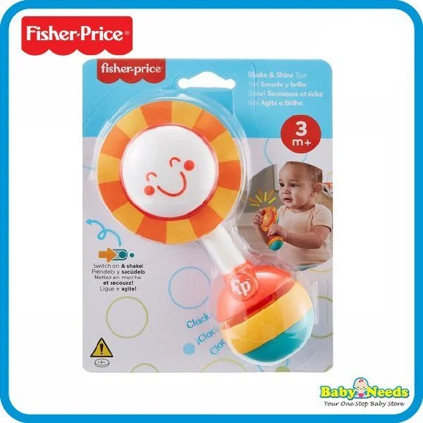 Fisher Price Shake& Shine Sun Baby Rattle - Image 2