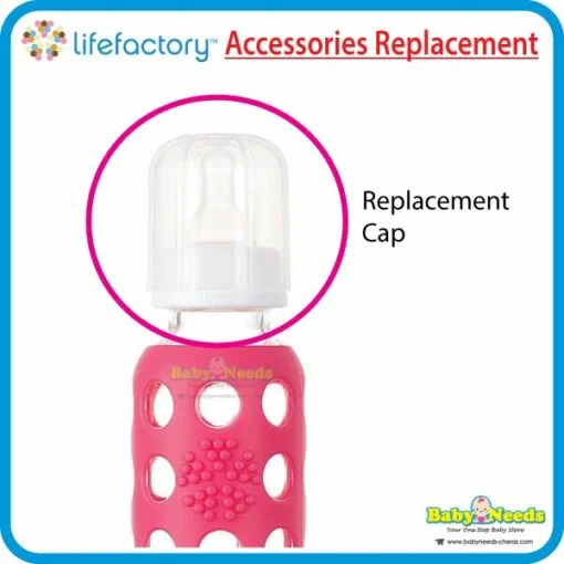 Lifefactory Accessories Replacement for Bottle Nipple/Sippy Cap/Flat Cap - Image 5