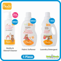 Buds HOUSEHOLD ORGANICS Bottle & Utensil Cleanser/Fabric Softener/Laundry Detergent