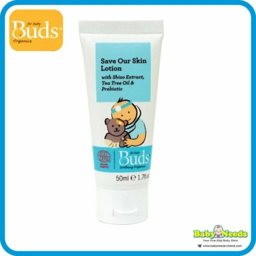 Buds SOOTHING ORGANICS First Aid Lotion 50ml (Save Our Skin Lotion)