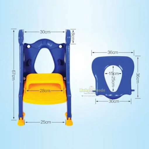 Triple'B Baby Child Potty Training Seat with Ladder - Image 9