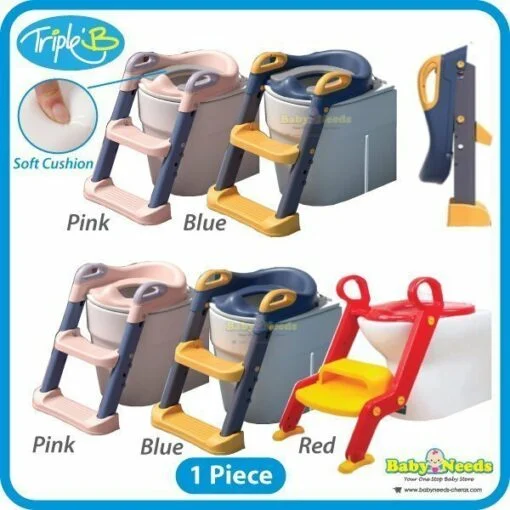 Triple'B Baby Child Potty Training Seat with Ladder