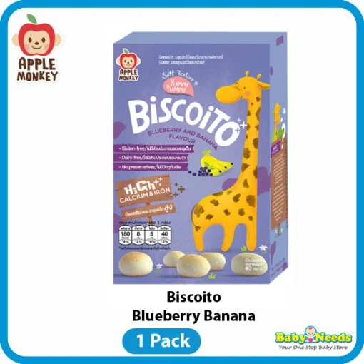 Apple Monkey Organic Baby Rice Cracker (Corn/S.Berry Banana/B.Berry S.Berry/Pumpkin/Sweet Potato/Spinach/Yogurt) - Image 11