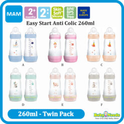 MAM 260ml Anti-Colic Bottle (Twin Pack)