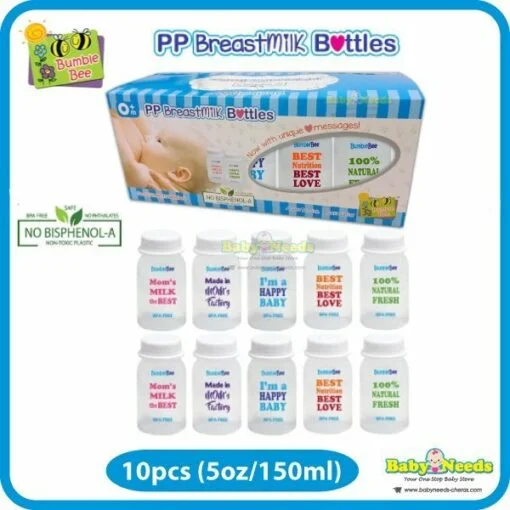 Bumble Bee Breastmilk Storage Bottles 10pcs