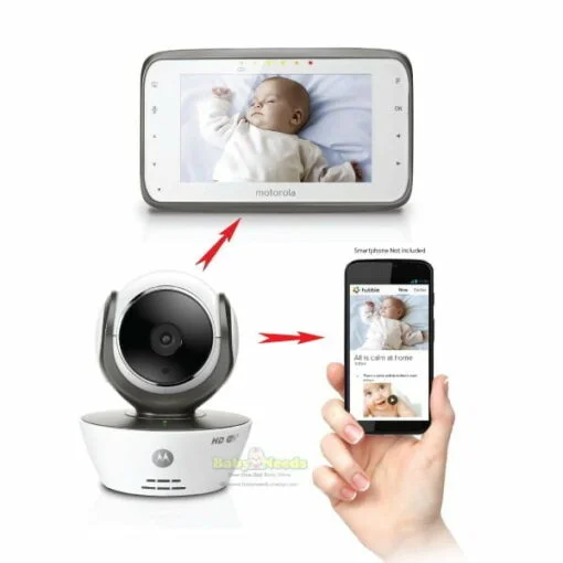 Motorola Wi-Fi Home Digital Video Baby Monitor MBP854
