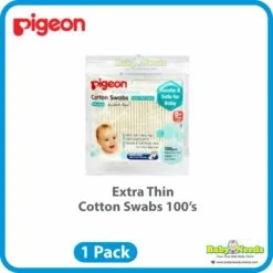 Alternative view of Pigeon Cotton Ball/Extra Thin Stem Cotton Swabs 200pcs/100pcs
