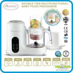Alternative view of Autumnz Double Tier Multifunctional Baby Food Processor (Steam & Blend)