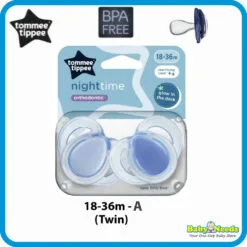Alternative view of Tommee Tippee CTN Night Time Baby Pacifier Soother 0-6/6-18/18-36months