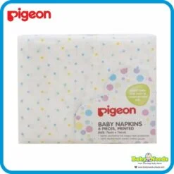 Pigeon Baby Napkins 6pcs ( Printed )