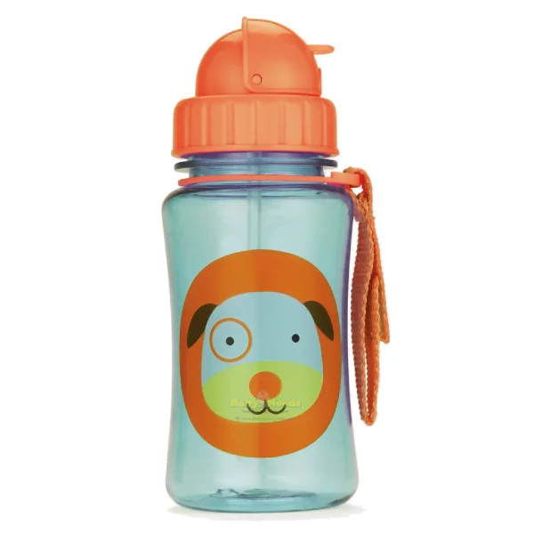 Skip Hop Zoo Straw Bottle 350ml ( Dog )