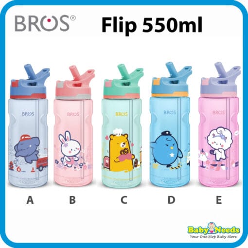 Bros Flip Water Bottle 550ml