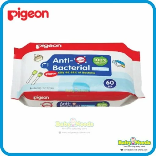 Pigeon Anti-bacterial Wet Tissues 60's
