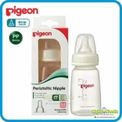 Alternative view of Pigeon Slim Neck PP Bottle with Peristaltic Nipple