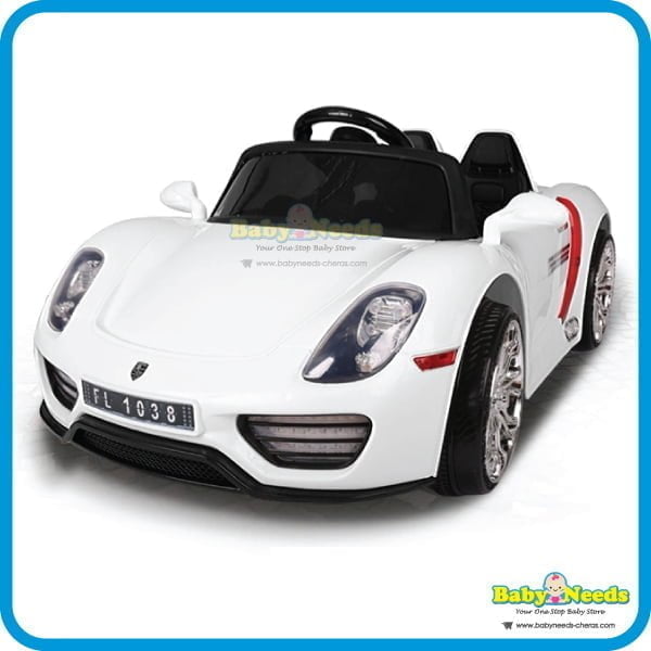 Porsche Style Kids Battery Operated Electric Ride On Car | Baby Needs