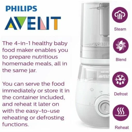 Buy Philips Avent - 4-In-1 Healthy Baby Food Maker online