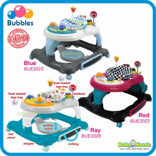 Bubbles 3 in 1 Baby Walker