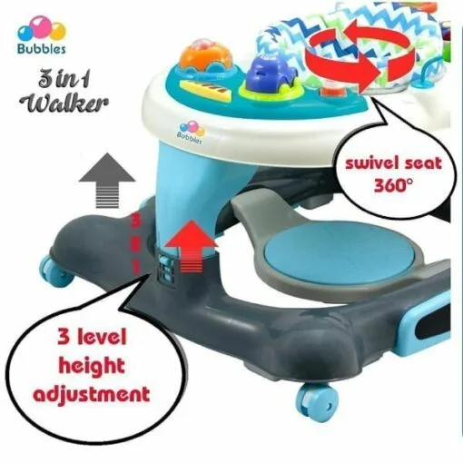 Bubbles 3 in 1 Baby Walker - Image 7