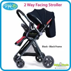 Triple stroller clearance frame