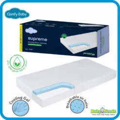 Comfy Baby Purotex Supreme Memory Foam Mattress 24 x 48 x 4''