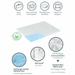 Alternative view of Comfy Baby Purotex Playpen Topper 28 x 41 x 1.2''