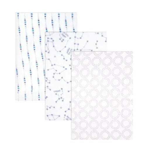 Luvable Friend Hudson Baby Muslin Swaddle Blanket 3 Pack - Image 2