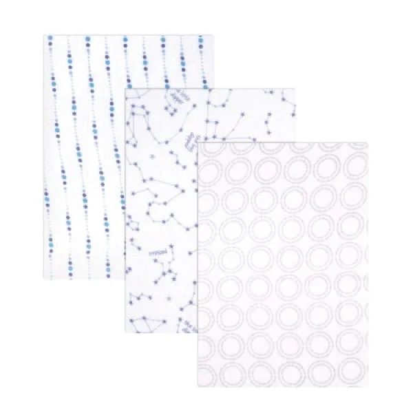 Luvable Friend Hudson Baby Muslin Swaddle Blanket 3 Pack - Image 2