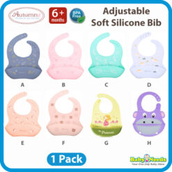 Autumnz Adjustable Soft Silicone Baby Bib
