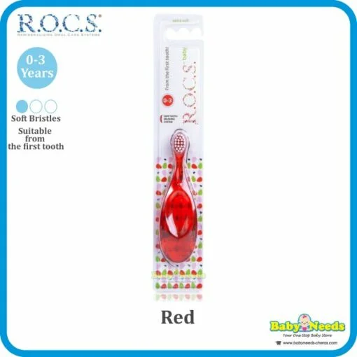 ROCS Baby Toothbrush 0-3 years - Image 2