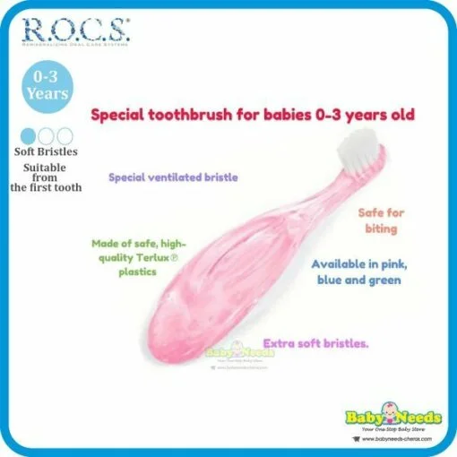 ROCS Baby Toothbrush 0-3 years - Image 6