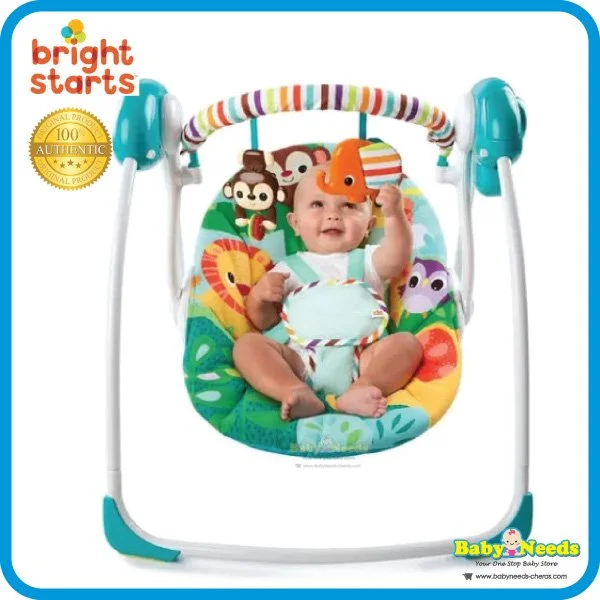 Bright Starts Portable Swing Safari Surprise