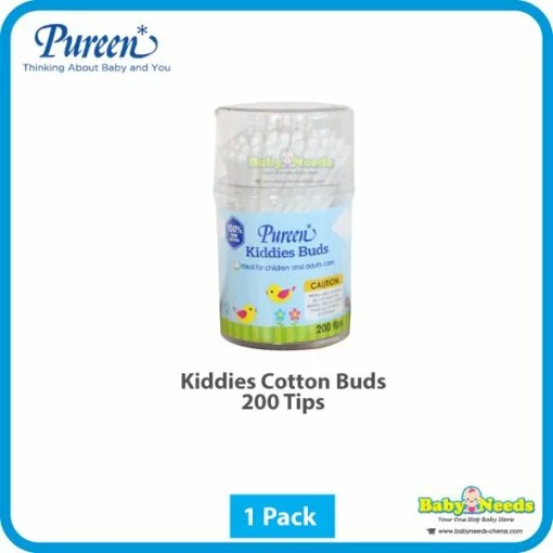 Pureen Cotton Wool/Kiddies Cotton Buds/Cotton Balls/Facial Cotton Pads - Image 2
