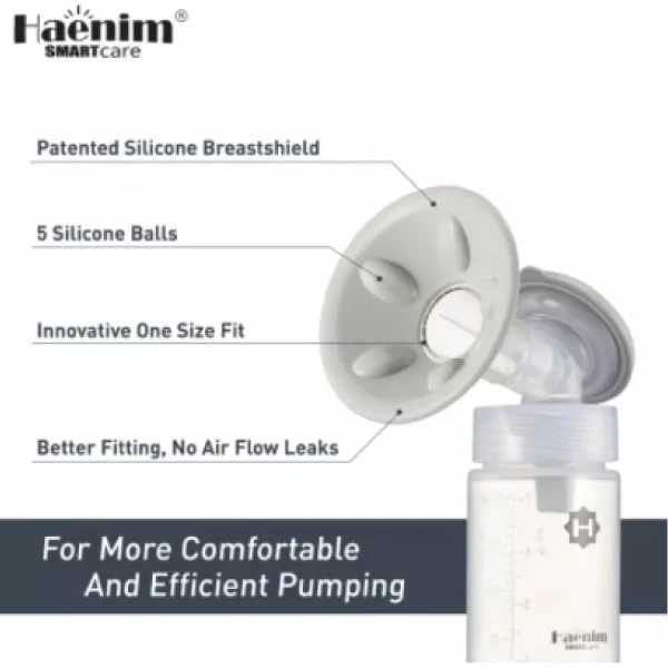 Haenim NexusFit Breast Pump Silicone Valve/Diaphragm/Air Hose/Areola Shield - Image 7