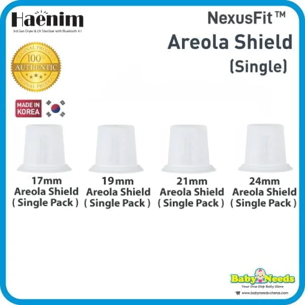 Haenim NexusFit Breast Pump Silicone Valve/Diaphragm/Air Hose/Areola Shield - Image 6