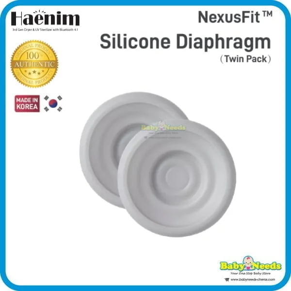 Haenim NexusFit Breast Pump Silicone Valve/Diaphragm/Air Hose/Areola Shield - Image 3