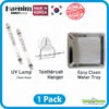 Haenim UV Spare Part UV Lamp 2pcs/Toothbrush Hanger/Easy Clean Water Tray