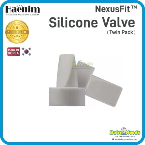 Haenim NexusFit Breast Pump Silicone Valve/Diaphragm/Air Hose/Areola Shield - Image 2