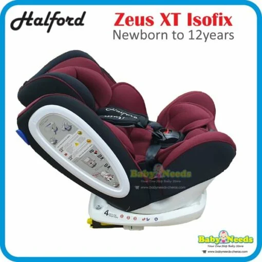 Halford Zeus XT Isofix Convertible Car Seat ( 0m-12years ) - Image 5