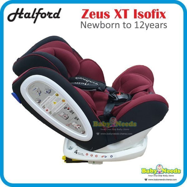 Halford Zeus XT Isofix Convertible Car Seat ( 0m12years ) Baby Needs