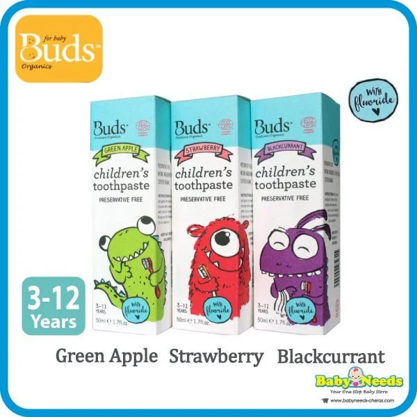 Buds Children's Toothpaste with Xylitol/Fluoride - Image 6